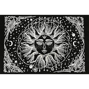 dravy handicrafts tapestry tarot sun tapestry wall hanging cotton wall hanging tapestry wall hanging wall dcor multi 1 40x30 inches