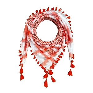 drawbridge men39s cotton arab shemagh neck wrap arafat keffiyah multi purpose checkered head scarf for men and boys