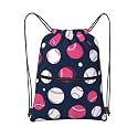 Drawstring Backpack Sports Gym Bags Softball Drawstring Bags for Men Women Beach Bag String Bag