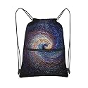 Drawstring Backpack Sports Gym Bags Spinning Vortex Drawstring Bags for Men Women Beach Bag String Bag