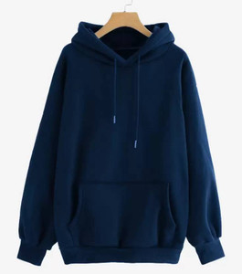 draxstar fashion men full sleeve solid hooded sweatshirt