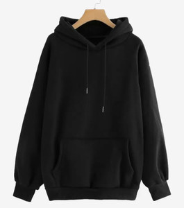 draxstar fashion men full sleeve solid hooded sweatshirt