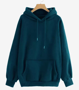 draxstar fashion men full sleeve solid hooded sweatshirt