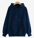 DRAXSTAR FASHION Men Full Sleeve Solid Hooded Sweatshirt