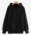 DRAXSTAR FASHION Men Full Sleeve Solid Hooded Sweatshirt