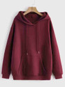 DRAXSTAR FASHION Men Full Sleeve Solid Hooded Sweatshirt