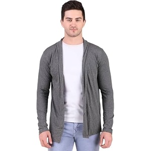 DRAXSTAR Mens Cotton Shrug Open Full