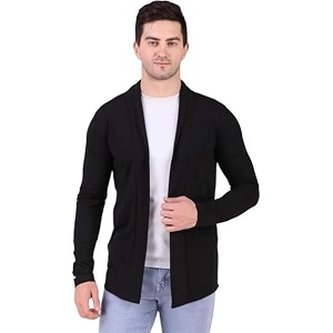 DRAXSTAR Mens Cotton Shrug Open Full