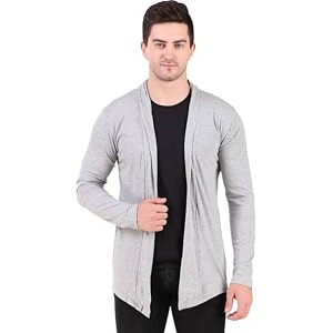 DRAXSTAR Mens Cotton Shrug Open Full