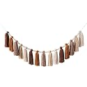 DrCor Terracotta Tassel Garland, Boho Fall Nursery, Bathroom, Party Decor