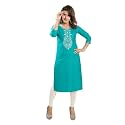 DREAM amp DZIRE Blue Office wear Kurti