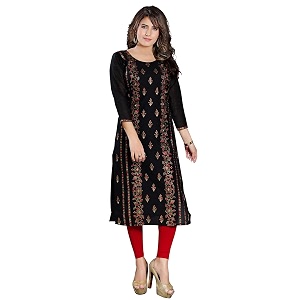 DREAM DZIRE Womens Chanderi Cotton Kurti