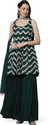 Dream Angel Women Georgette Kurta Sharara Set