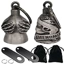 Dream Apparel 2 Pack Motorcycle Bells Guardian Angel for Biker Rider Men Women Ride Riding with Hangers, Drive Away Gremlins