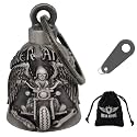 Dream Apparel Motorcycle Ride Bell For Bikers, Heavy Spirit Bells Accessory And Key Chain For Luck