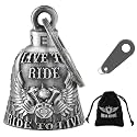 Dream Apparel Motorcycle Ride Bell For Bikers, Heavy Spirit Bells Accessory And Key Chain For Luck