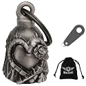 Dream Apparel Motorcycle Ride Bell For Bikers, Heavy Spirit Bells Accessory And Key Chain For Luck