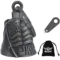 Dream Apparel Motorcycle Ride Bell For Bikers, Heavy Spirit Bells Accessory And Key Chain For Luck