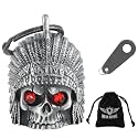 Dream Apparel Motorcycle Ride Bell For Bikers, Heavy Spirit Bells Accessory And Key Chain For Luck