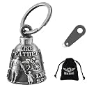 Dream Apparel Motorcycle Ride Bell For Bikers, Heavy Spirit Bells Accessory And Key Chain For Luck