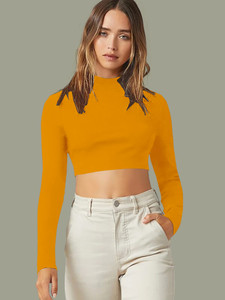dream beauty fashion casual solid women yellow top