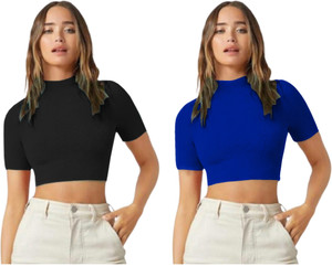 dream beauty fashion casual solid women blue top