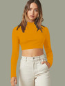 Dream Beauty Fashion Casual Solid Women Yellow Top
