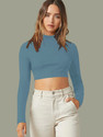 Dream Beauty Fashion Casual Solid Women Light Green Top