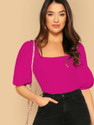 Dream Beauty Fashion Casual Solid Women Pink Top