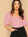 Dream Beauty Fashion Casual Solid Women Pink Top