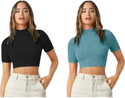 Dream Beauty Fashion Casual Solid Women Light Green Top