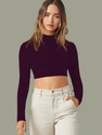 Dream Beauty Fashion Casual Solid Women Purple Top