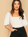 Dream Beauty Fashion Casual Solid Women White Top