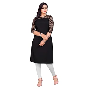 Dream Beauty Fashion Poly Net Straight Crepe