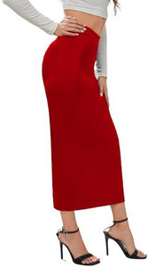 dream beauty fashion women solid pencil red skirt