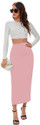 Dream Beauty Fashion Women Solid Pencil Multicolor Skirt