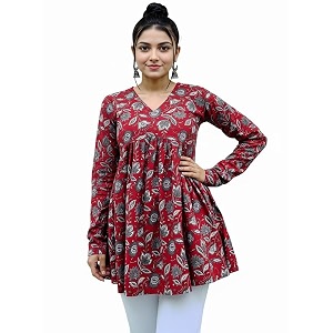 Dream Beauty Fashion Womens Printed Tunic Top