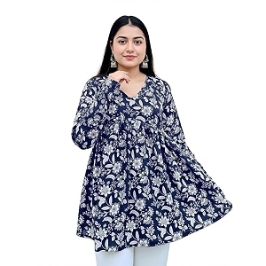 Dream Beauty Fashion Womens Printed Tunic Top