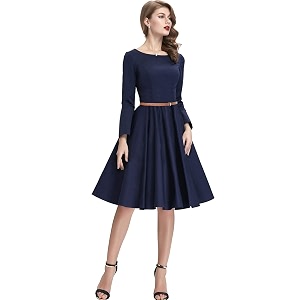 Dream Beauty Fashion Womens Skater A-Line Dress