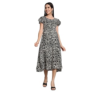 Dream Beauty Fashion Womens Polyester Printed A-line
