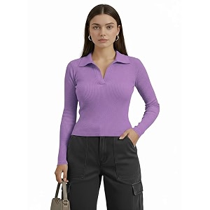 Dream Beauty Fashion Womens Collared Neck Long
