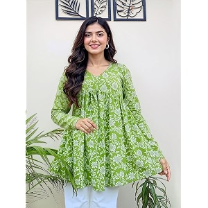 Dream Beauty Fashion Womens Printed Tunic Top