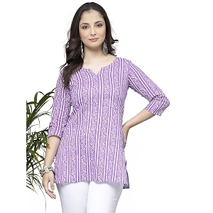 Dream Beauty Fashion Womens Printed Tunic Top