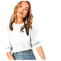Dream Beauty Fashion Women39s Puff Sleeve Round