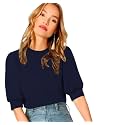Dream Beauty Fashion Women39s Puff Sleeve Round