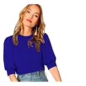 Dream Beauty Fashion Women39s Puff Sleeve Round
