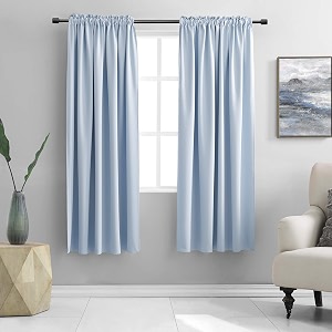 Dream Blue Room Darkening Thermal Insulated Curtains