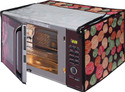Dream Care Microwave Oven  Cover (Width: 47 cm, Brown, Green)