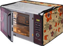 Dream Care Microwave Oven  Cover (Width: 47 cm, Cream, Orange)