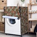 DREAM CARE Waterproof &amp; Dustproof Vinyl Washing Machine Cover Front Load &amp; Fully Automatic Suitable For 5 Kg, 5.2 Kg, 5.5 Kg (61 X 86 X 48 Cms)